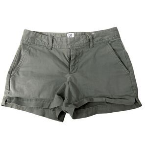 Gap ~ Army Green Chino City Shorts ~ size 0